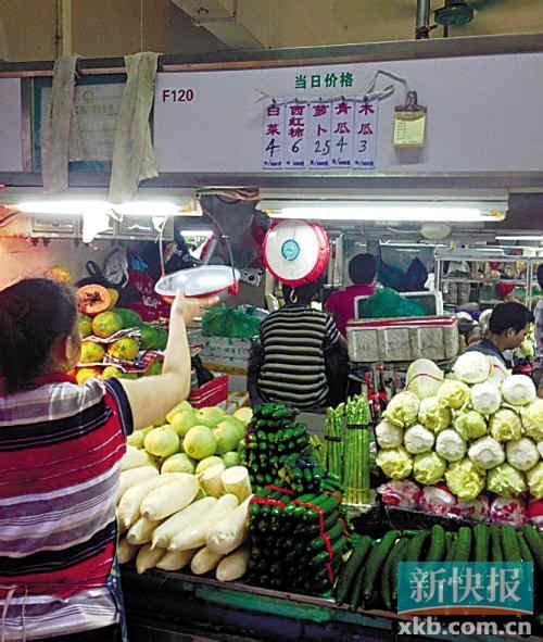 廣州菜價連漲14天創(chuàng)十年最高紀錄 本周將回落