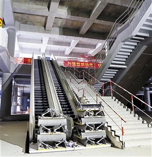 廣深港客運(yùn)專線福田站主體完工 2014年投入使用