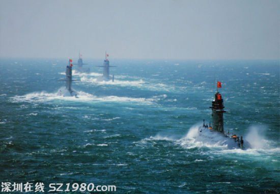 東海艦隊潛艇部隊出航