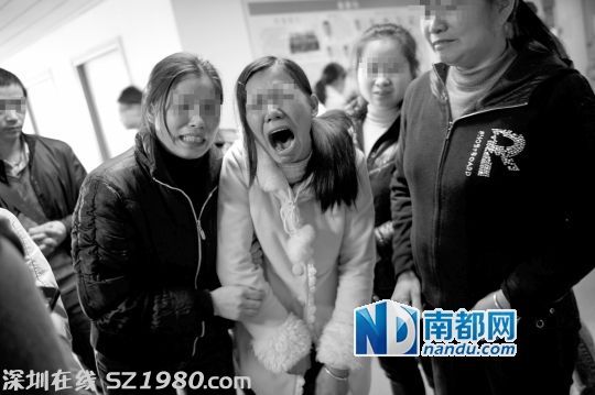 一講起的哥楊隆彬被毆打的過(guò)程，家屬情緒激動(dòng)。南都記者 陳文才 攝