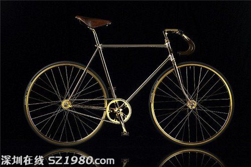 全球最貴自行車鍍24K金，售價(jià)為6.7萬(wàn)英鎊。