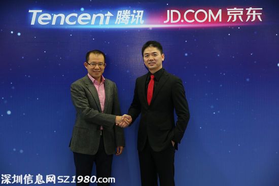 騰訊入股京東 收購京東上市前15%股份