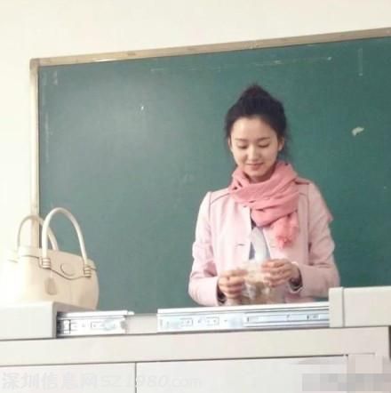 大學美女老師酷似劉詩詩 男生出勤率爆表(組圖)