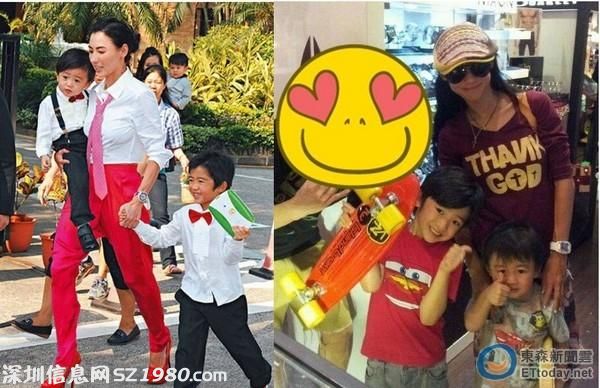 張柏芝怕兒?jiǎn)枺簨寢尀楹斡羞@多 叔叔 ？