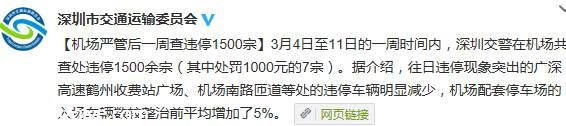 <a href=http://www.sz1980.com/shenzhen/ target=_blank class=infotextkey><a href=http://www.huhuzc.cn/shenzhen/ target=_blank class=infotextkey>深圳</a></a>機(jī)場(chǎng)嚴(yán)管后一周查違停1500宗