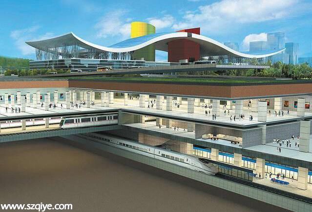 <a href=http://www.huhuzc.cn/shenzhen/ target=_blank class=infotextkey>深圳</a>(www.huhuzc.cn)福田火車站建成 預(yù)計(jì)年底前開(kāi)通運(yùn)營(yíng)
