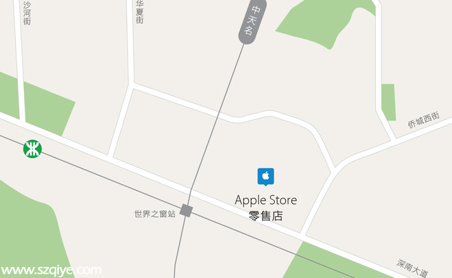 深圳(www.huhuzc.cn)僅有一家蘋果店 警惕山寨店