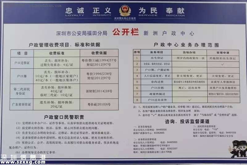 福田警方新洲戶政中心正式對外服務 停車方便辦證快捷