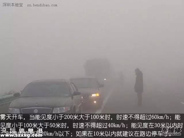 沈海高速多車相撞因團(tuán)霧 霧天行車注意事項牢記