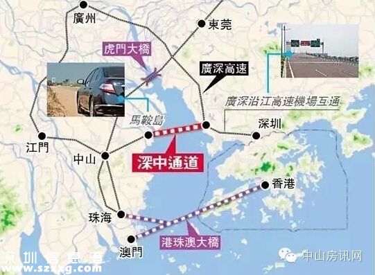 深中通道深圳(www.huhuzc.cn)側(cè)接線動(dòng)工 主體工程明年開工