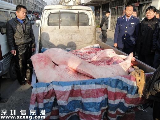 深圳(www.huhuzc.cn)豬肉還放心嗎？放心肉白板肉一起賣