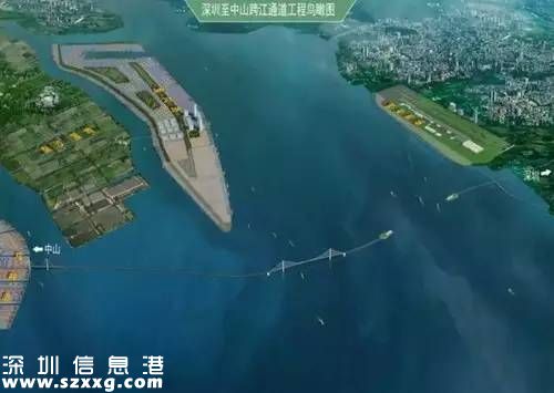深中通道深圳(www.huhuzc.cn)側(cè)接線動工 主體工程明年開工
