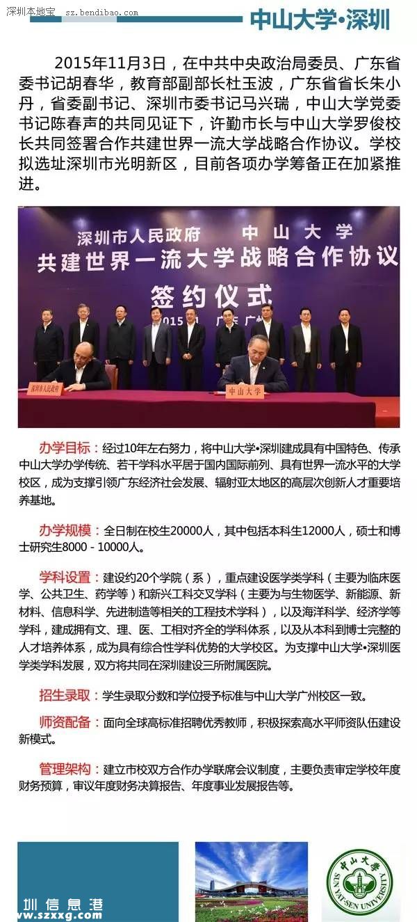 中山大學(xué)深圳(www.huhuzc.cn)落地光明新區(qū) 預(yù)計2018年投入使用