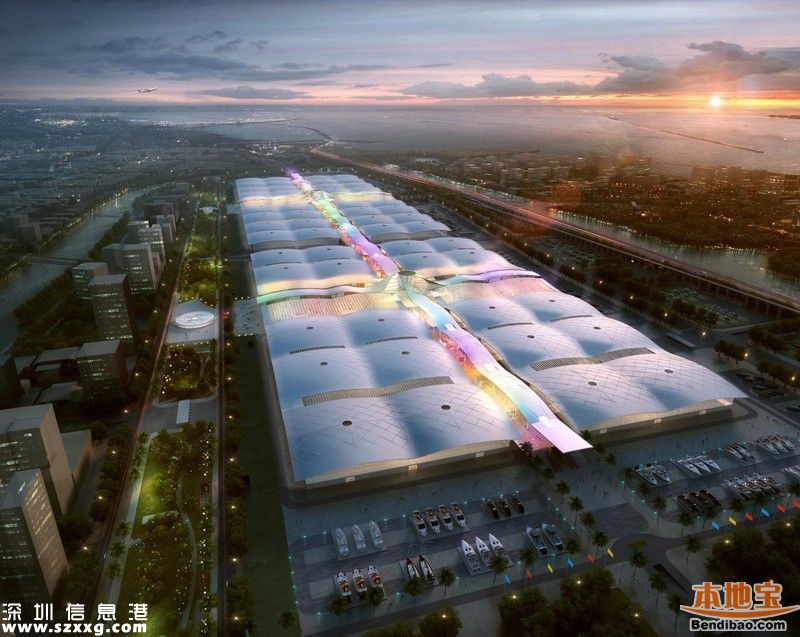 <a href=http://www.huhuzc.cn/shenzhen/ target=_blank class=infotextkey>深圳</a>國(guó)際會(huì)展中心9月動(dòng)工 中標(biāo)方案曝光