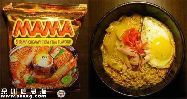 10、Mama泰式鮮蝦酸辣面