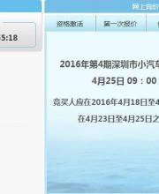 第4期深圳車牌競(jìng)價(jià)25日開始 個(gè)人封頂價(jià)63900元