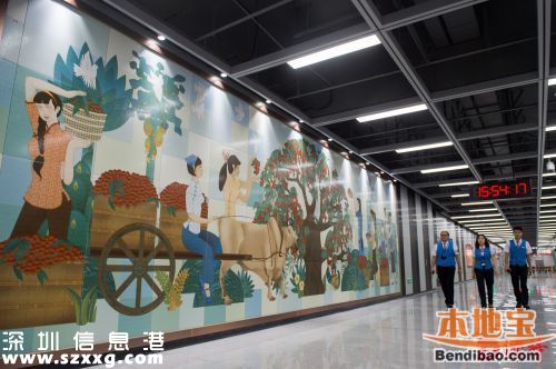 深圳地鐵11號線9個站點有藝術(shù)墻 都長什么樣？