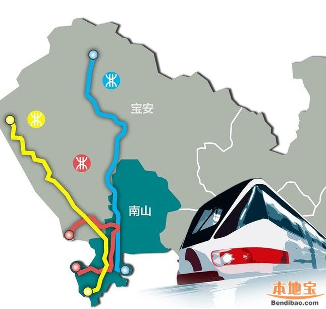 南山將新增3條地鐵線 12、13、15號線站點(diǎn)+線路