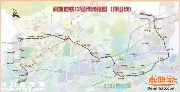 南山將新增3條地鐵線 12、13、15號線站點(diǎn)+線路
