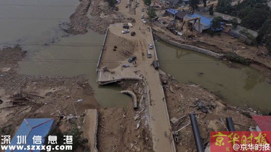 河北邢臺遭洪災(zāi)