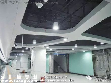深圳地鐵7號線洪湖站實景圖曝光 吃喝玩樂最牛線