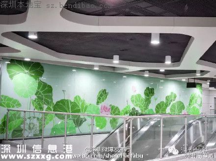 深圳地鐵7號線洪湖站實景圖曝光 吃喝玩樂最牛線