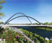 前海11號景觀橋 道路改造工程完成25%。