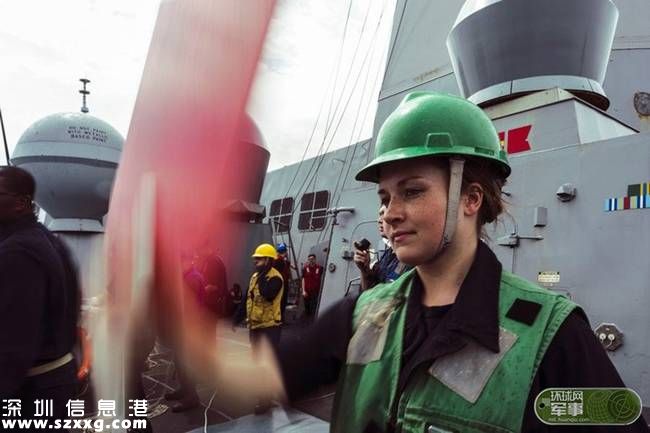 真會玩！美軍乘軍艦東海上打高爾夫(組圖)